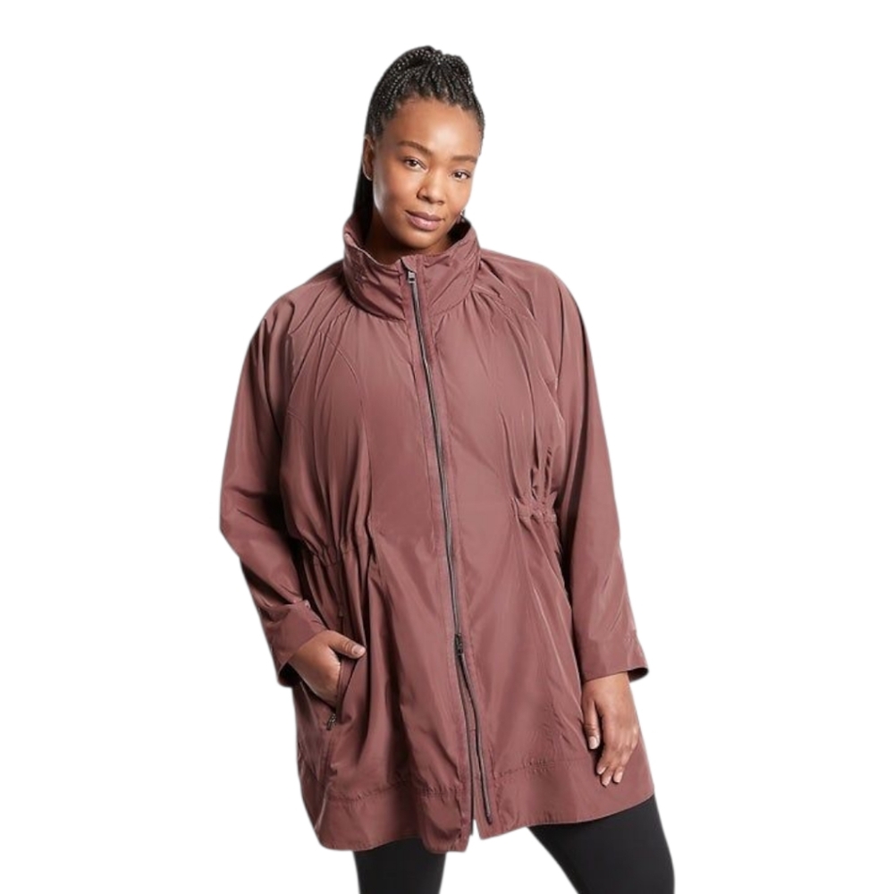 Athleta Mauve Drip Drop Jacket